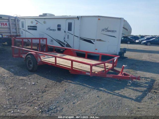 Salvage Kl Trailers Utility Trailer 7x14