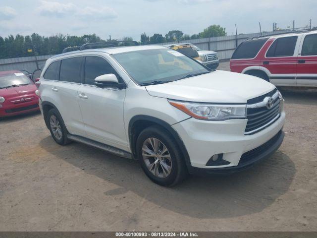  Salvage Toyota Highlander