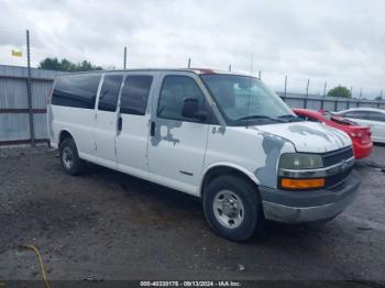  Salvage Chevrolet Express