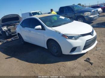  Salvage Toyota Corolla