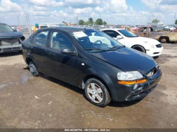  Salvage Chevrolet Aveo