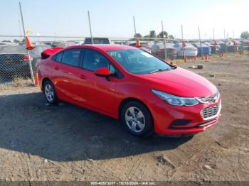  Salvage Chevrolet Cruze