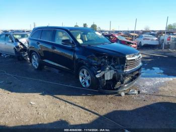  Salvage Toyota Highlander