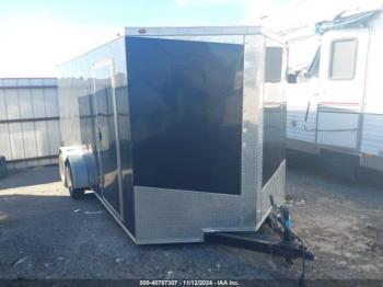  Salvage A&r Economy Cargo Tr Cargo Trailer 7x16