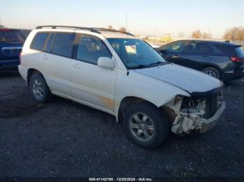  Salvage Toyota Highlander