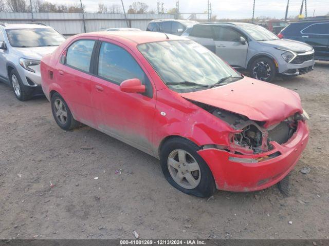  Salvage Chevrolet Aveo