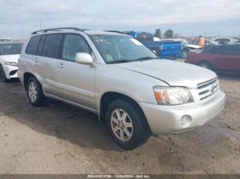  Salvage Toyota Highlander