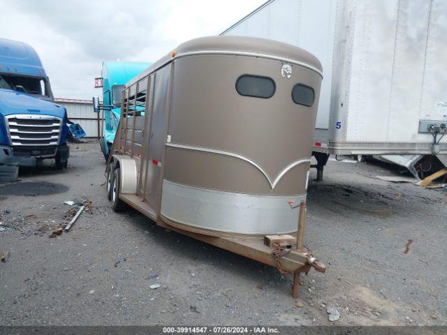  Salvage Hornet Horse Trailer