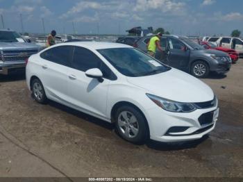  Salvage Chevrolet Cruze