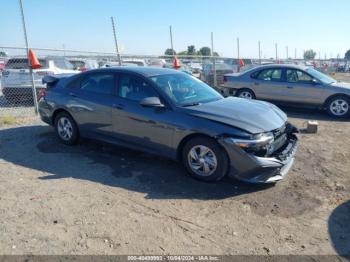  Salvage Hyundai ELANTRA