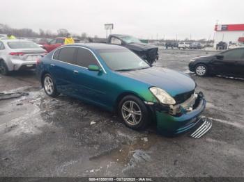  Salvage INFINITI G35