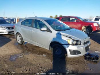  Salvage Chevrolet Sonic