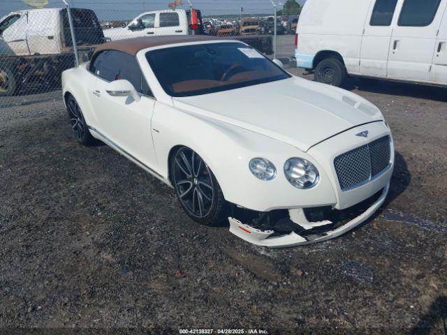  Salvage Bentley Continental Gtc