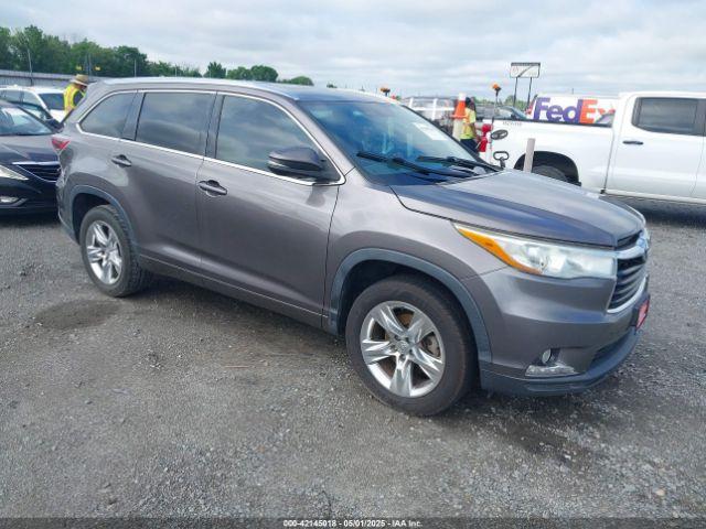  Salvage Toyota Highlander