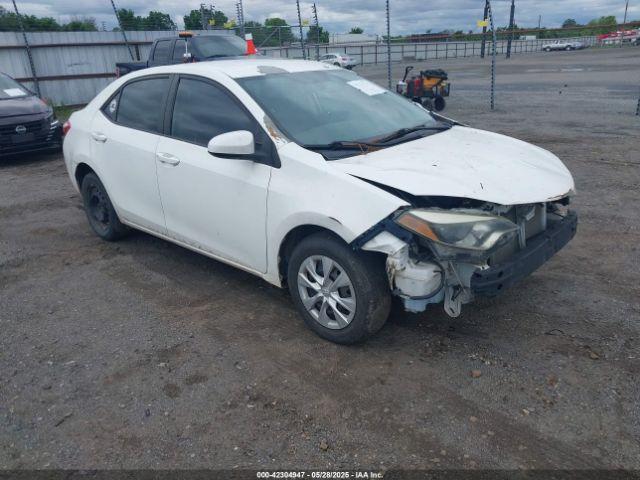  Salvage Toyota Corolla