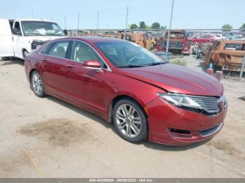  Salvage Lincoln MKZ Hybrid