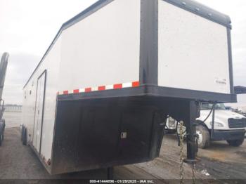  Salvage Haul Mark Ind Gooseneck Trailer