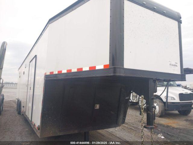  Salvage Haul Mark Ind Gooseneck Trailer
