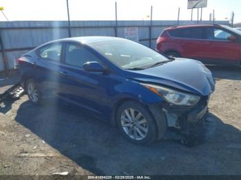  Salvage Hyundai ELANTRA