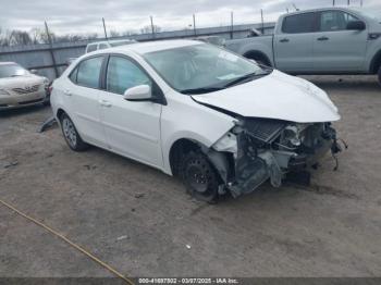  Salvage Toyota Corolla