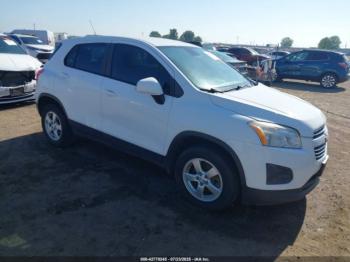  Salvage Chevrolet Trax