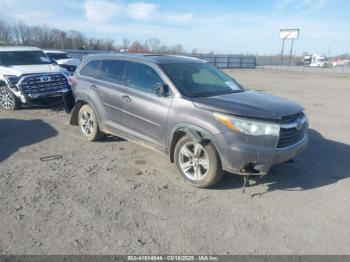  Salvage Toyota Highlander