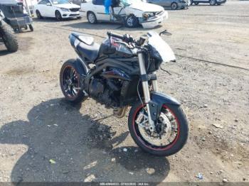  Salvage Triumph Motorcycle Speed Triple