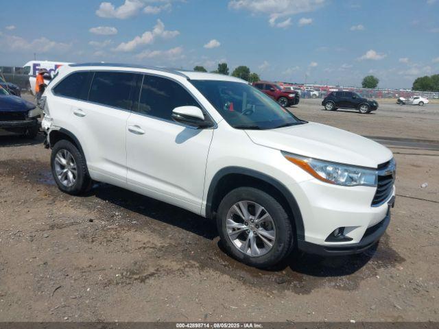 Salvage Toyota Highlander