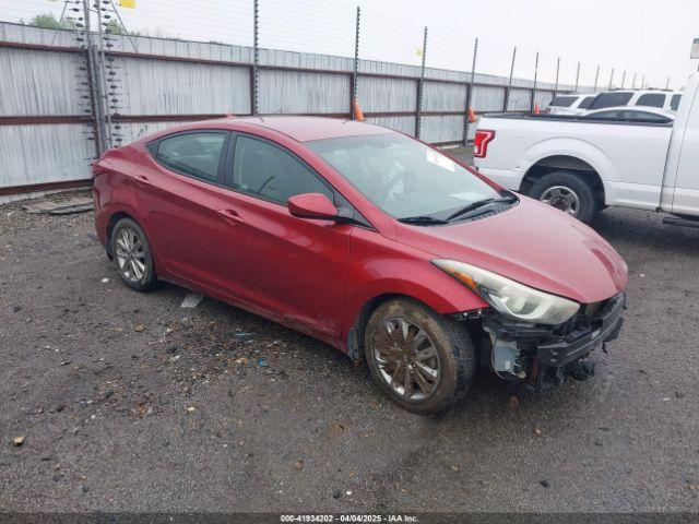  Salvage Hyundai ELANTRA