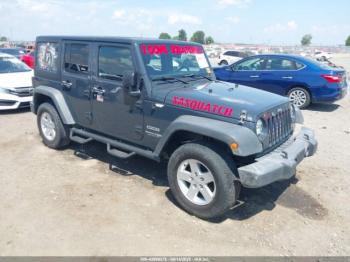  Salvage Jeep Wrangler