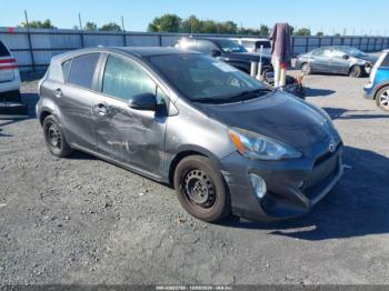  Salvage Toyota Prius c