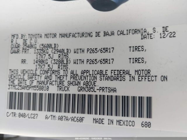 Toyota Tacoma Trd Sport Image 17