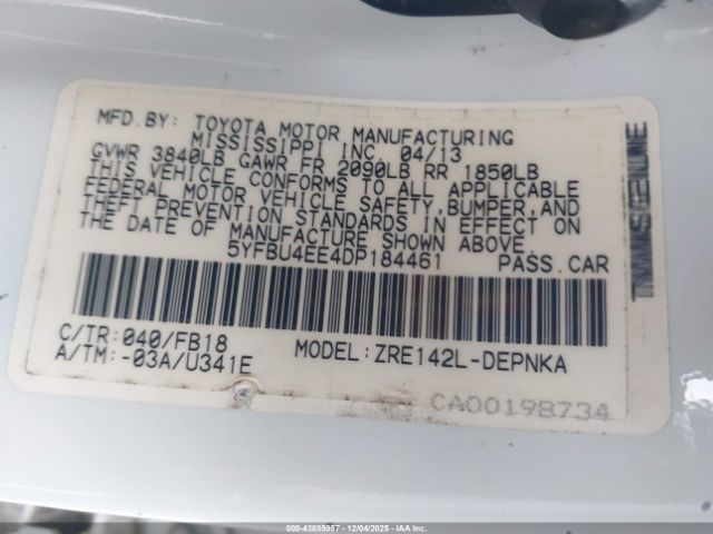 Toyota Corolla Le Image 13