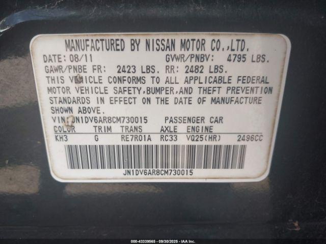 INFINITI G25x Image 9