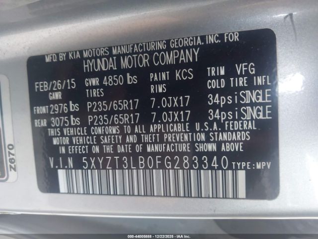 Hyundai SANTA FE 2.4l Image 4