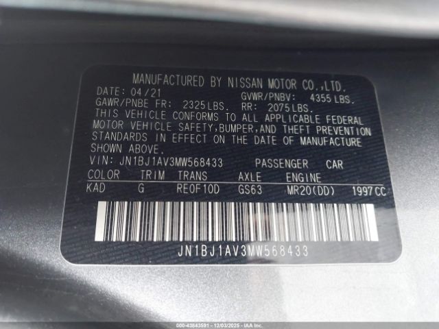 Nissan Rogue S Fwd Xtronic Cvt Image 13