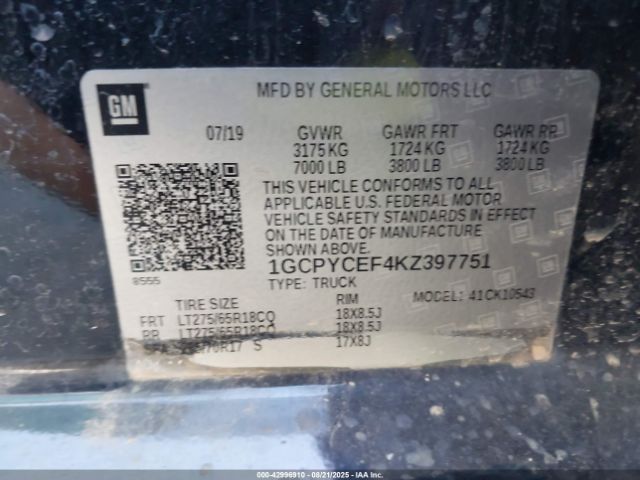 Chevrolet Silverado 1500 Custom Trail Boss Image 17