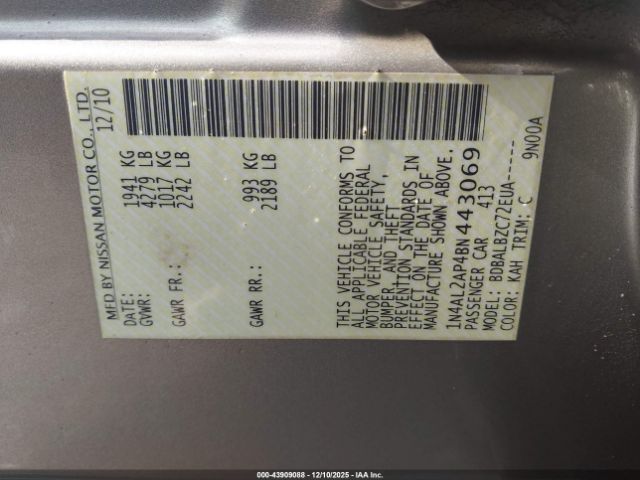 Nissan Altima 2.5 S Image 5