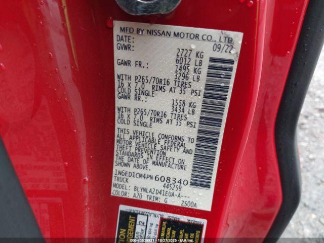 Nissan Frontier King Cab S 4x4 Image 12