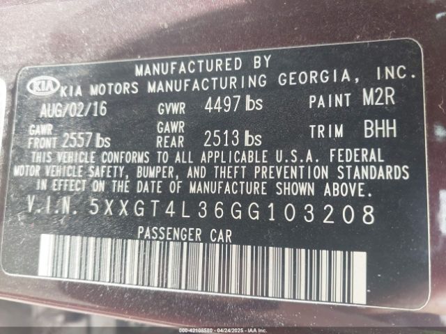 Kia Optima Lx Image 13