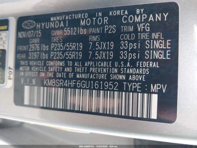 Hyundai SANTA FE Limited Image 13