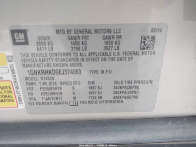 Chevrolet Traverse 2lt Image 12