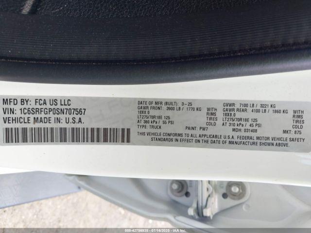 Ram 1500 Warlock  4x4 5'7 Box Image 6