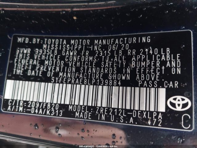 Toyota Corolla Le Image 9