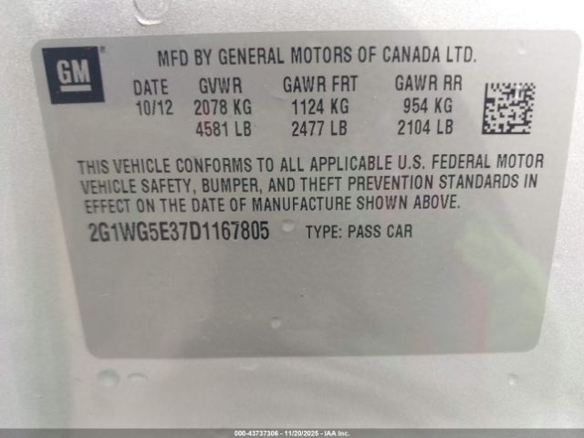 Chevrolet Impala Lt Image 13