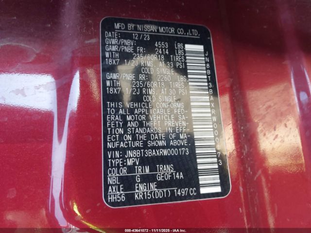 Nissan Rogue Sv Fwd Image 2