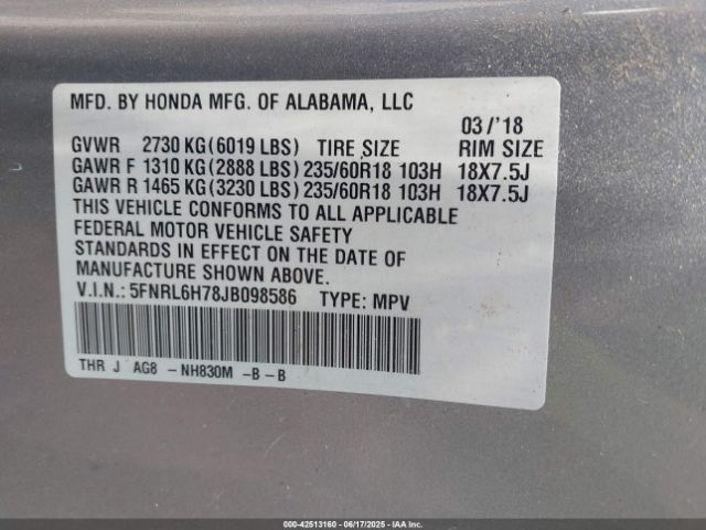 Honda Odyssey Ex-l Image 6