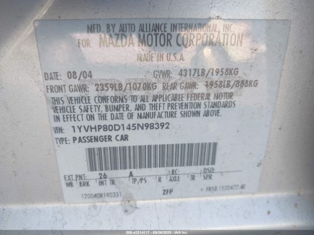 Mazda Mazda6 S Image 4